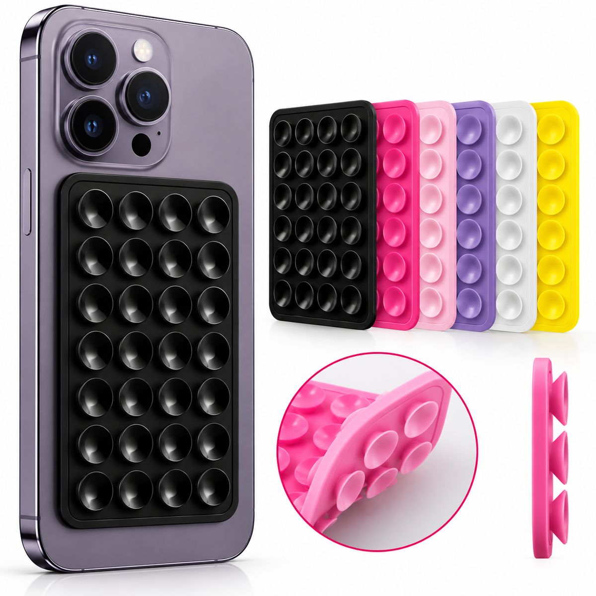 Ventuza de silicon pentru telefon
