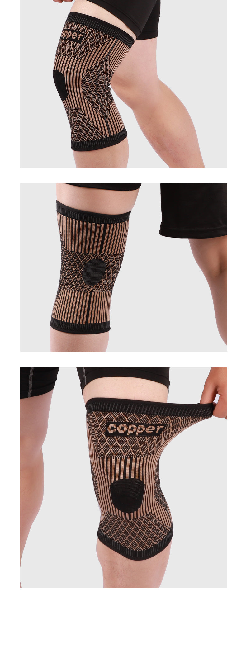 Genunchiera cu fir de cupru set 2 buc