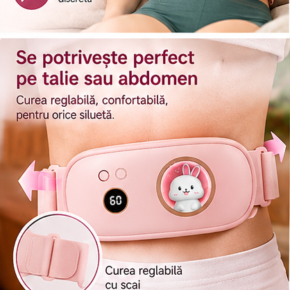 Centura abdominala cu incalzire si masaj