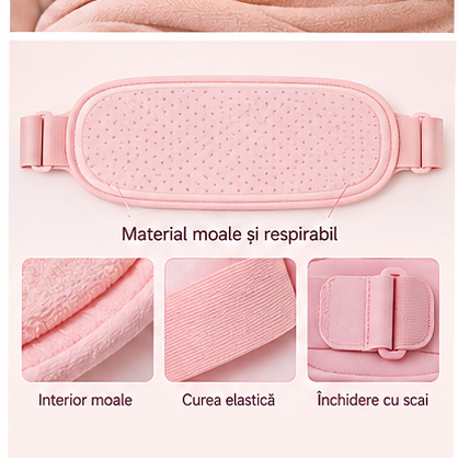 Centura abdominala cu incalzire si masaj